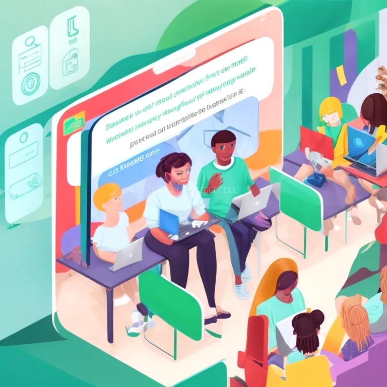 طالب متفاعل خلال دورة CyberAwareWay